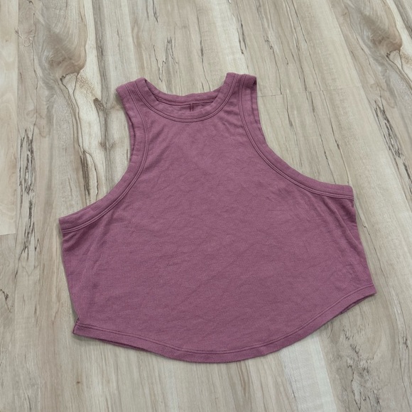 Lululemon Hold Tight Crop Tank Purple size 4/6 muscle tank gym top - Picture 4 of 8